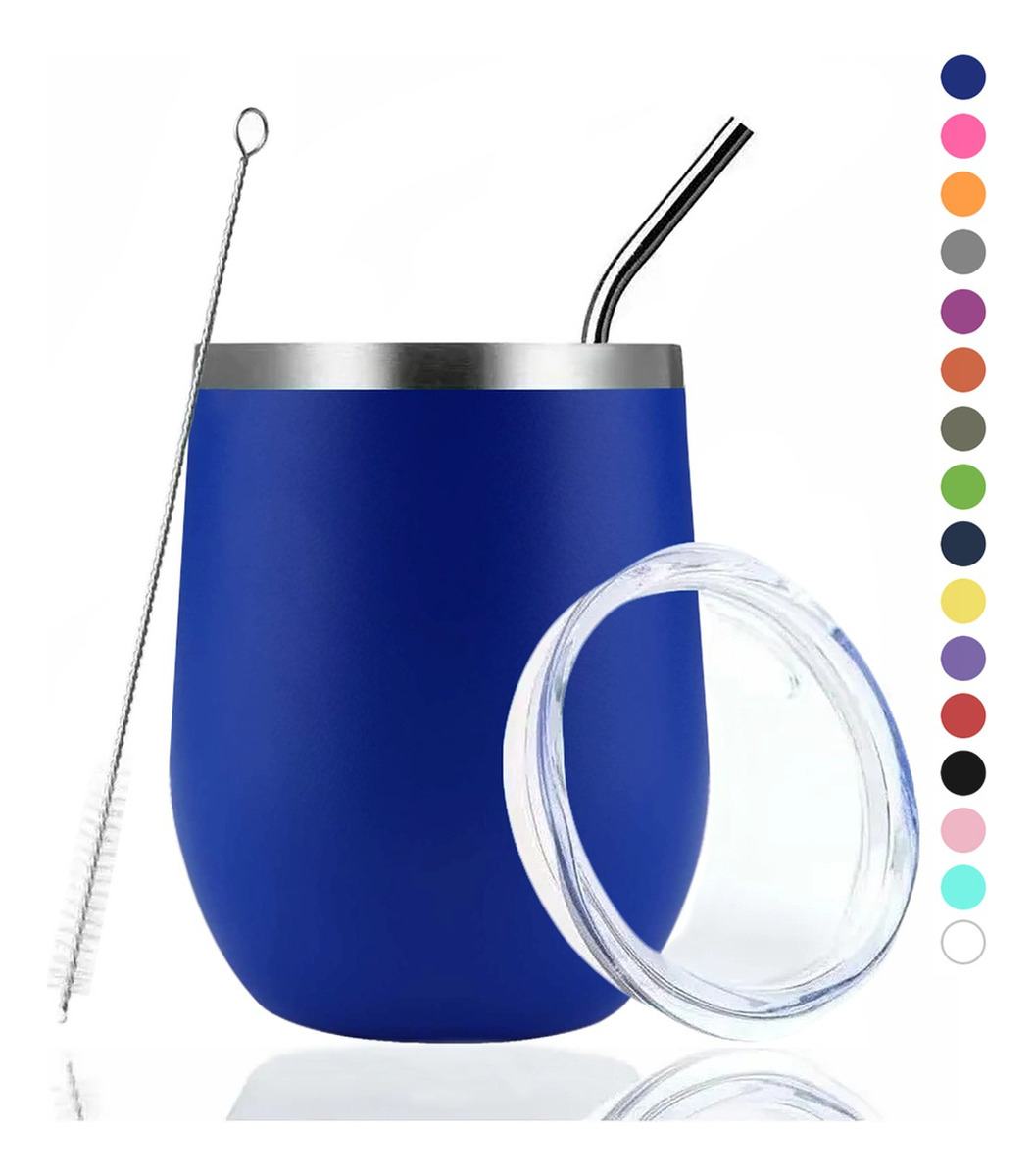 Vaso Térmico Azul Wünd 12oz de Acero Inoxidable