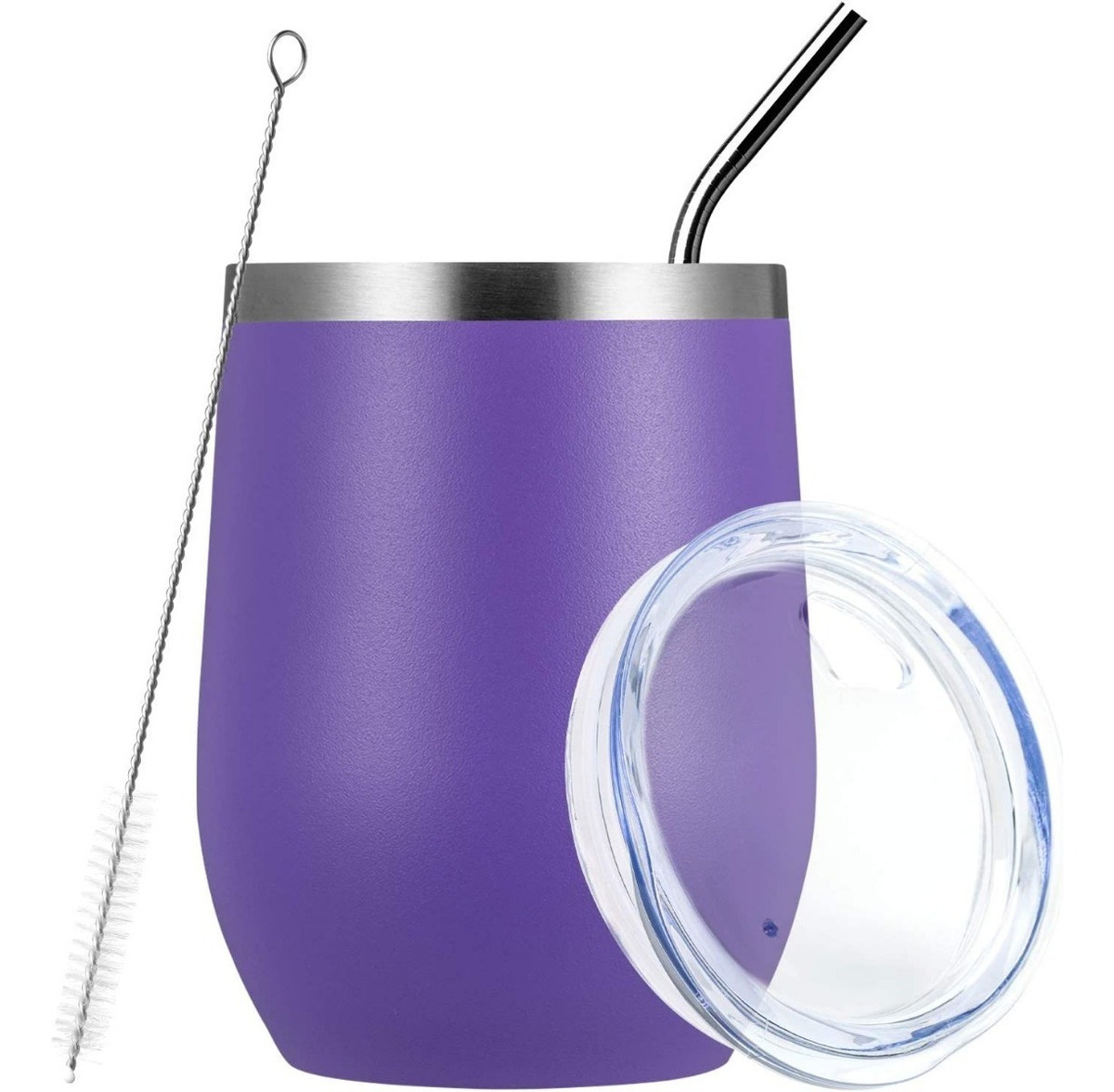 Vaso Térmico Wünd Púrpura de Acero Inoxidable de 12 Oz