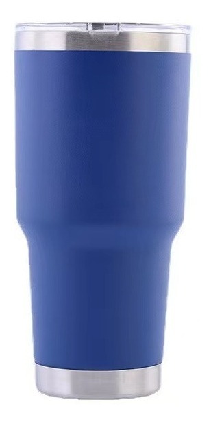 30oz De Termo Portátil De Acero Inoxidable Con Calor Y Frío Azul