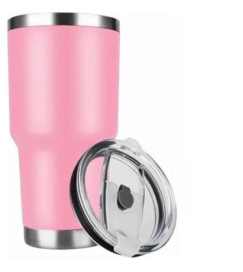 Termo de Acero Inoxidable 30 Oz Rosa