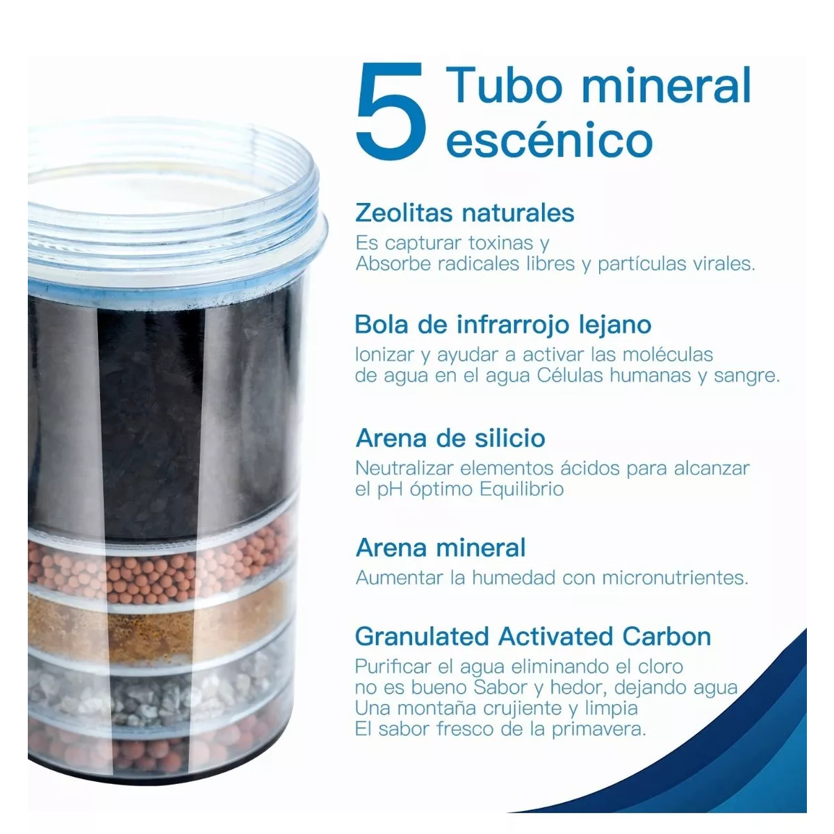 Foto 5 pulgar | Filtro de Agua Purificador Alcalino Mineralizador 14 l Eo Safe Imports Esi-10624 Transparente