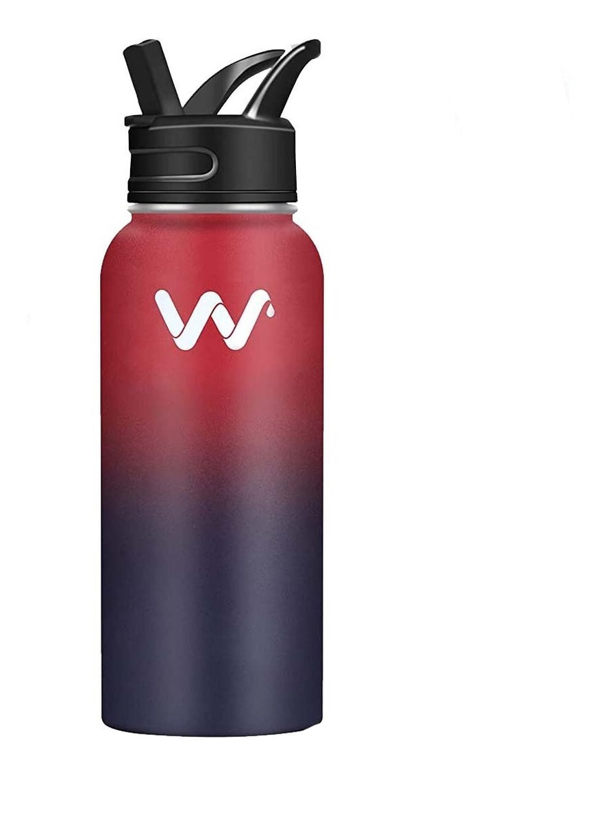 Botella Térmica Werewolves de Acero Inoxidable Roja 32 Oz