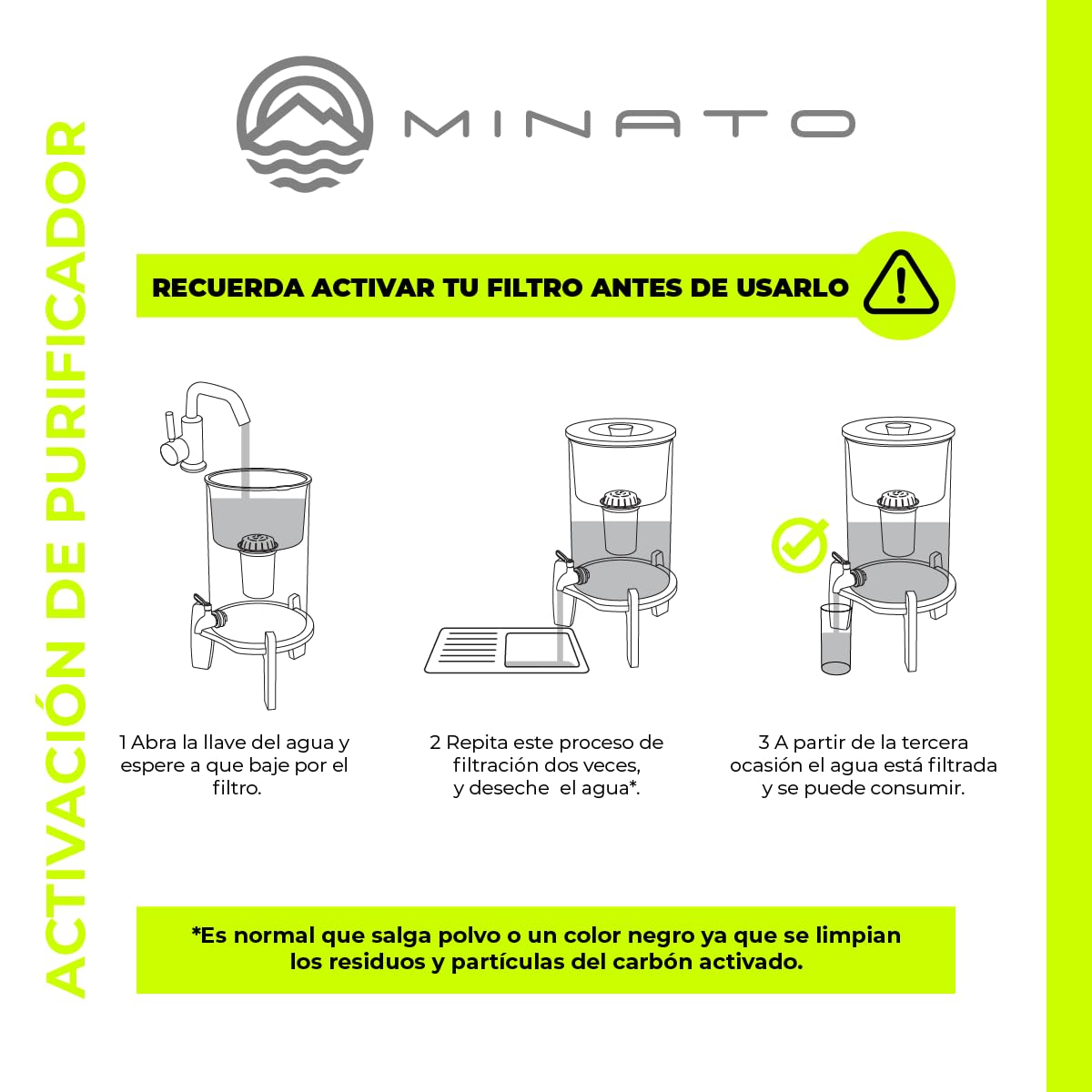 Foto 5 | Purificador de Agua Minato 9 Litros de Vidrio Nwpd01