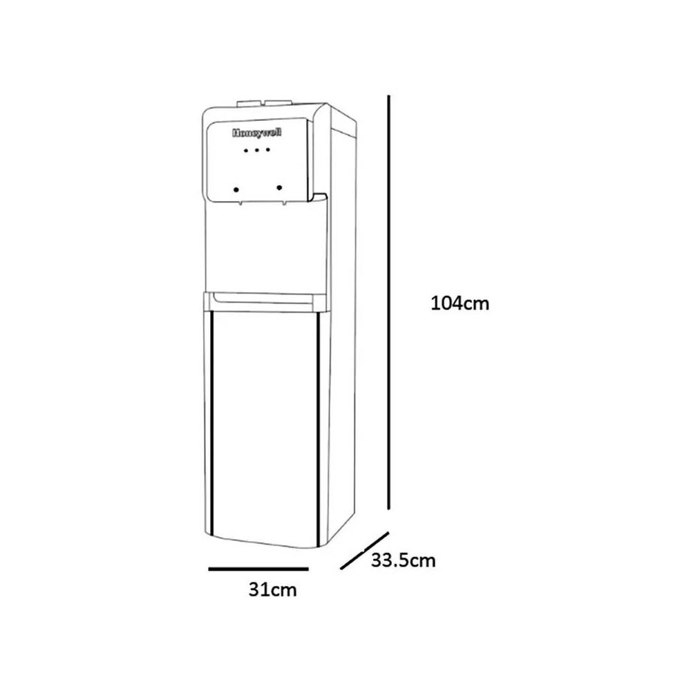 Foto 4 | Dispensador de Agua Honeywell 20lt Hwblpc609b Gris