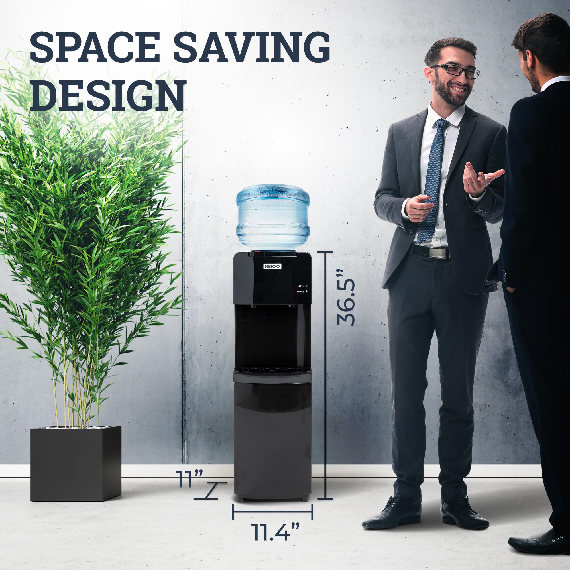 Foto 4 pulgar | Dispensador de Agua Igloo Caliente/frío Negro - Venta Internacional