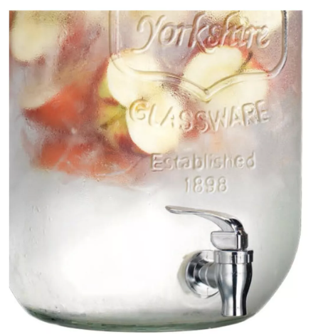 Foto 4 pulgar | Mason Jar Dispensador Wünd Bebidas 8 L Vitrolero Agua Vidrio