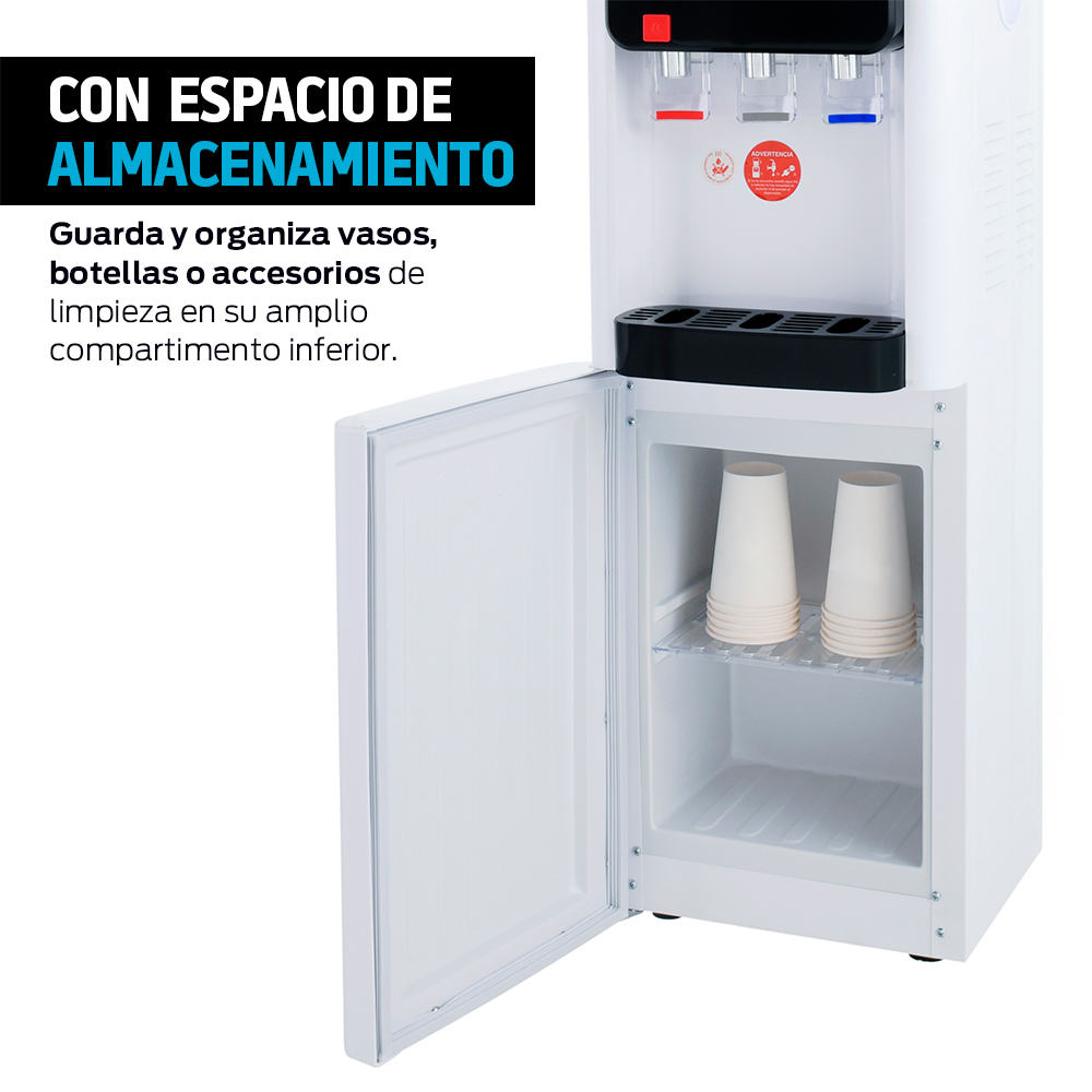 Foto 5 | Dispensador de Agua Fría Y Caliente 3 Temperaturas Redlemon Blanco