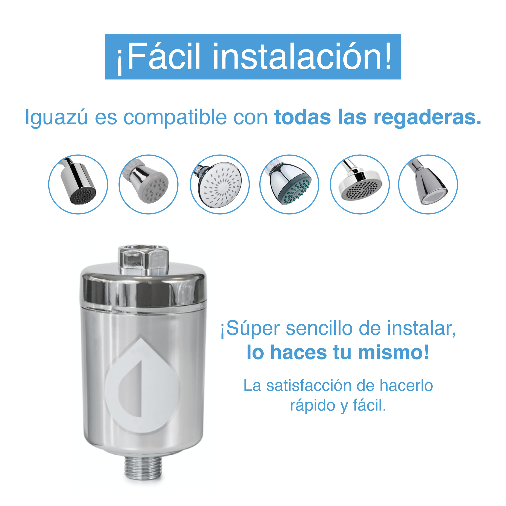 Foto 4 | Purificador De Regadera Universal