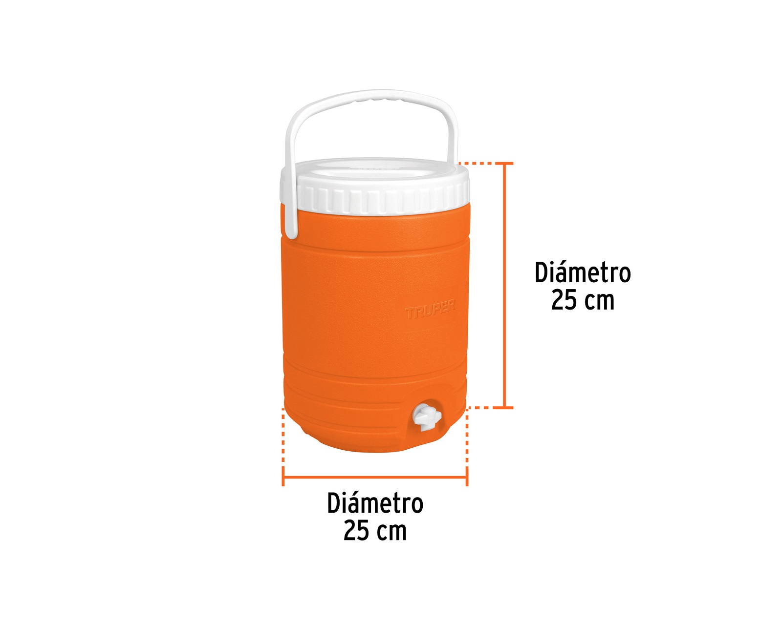 Foto 4 pulgar | Termo con Dispensador Truper Hielera Bebidas Frias 18 L