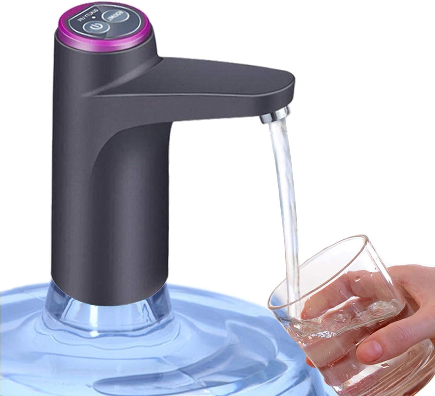 Foto 2 pulgar | Bomba De Botella De Agua Portátil Con Carga Usb Y Apagado Automático - Venta Internacional.
