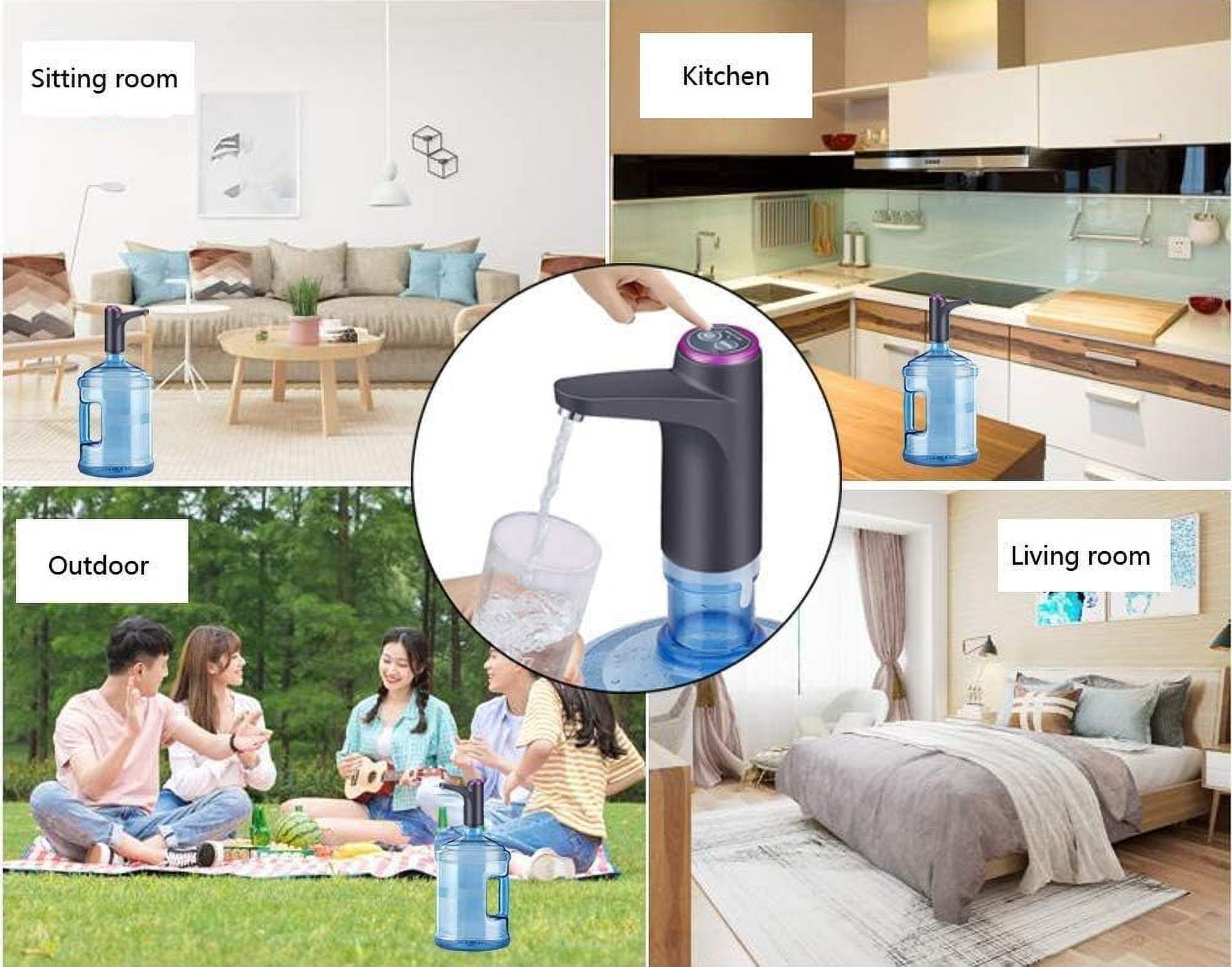Foto 7 pulgar | Bomba De Botella De Agua Portátil Con Carga Usb Y Apagado Automático - Venta Internacional.