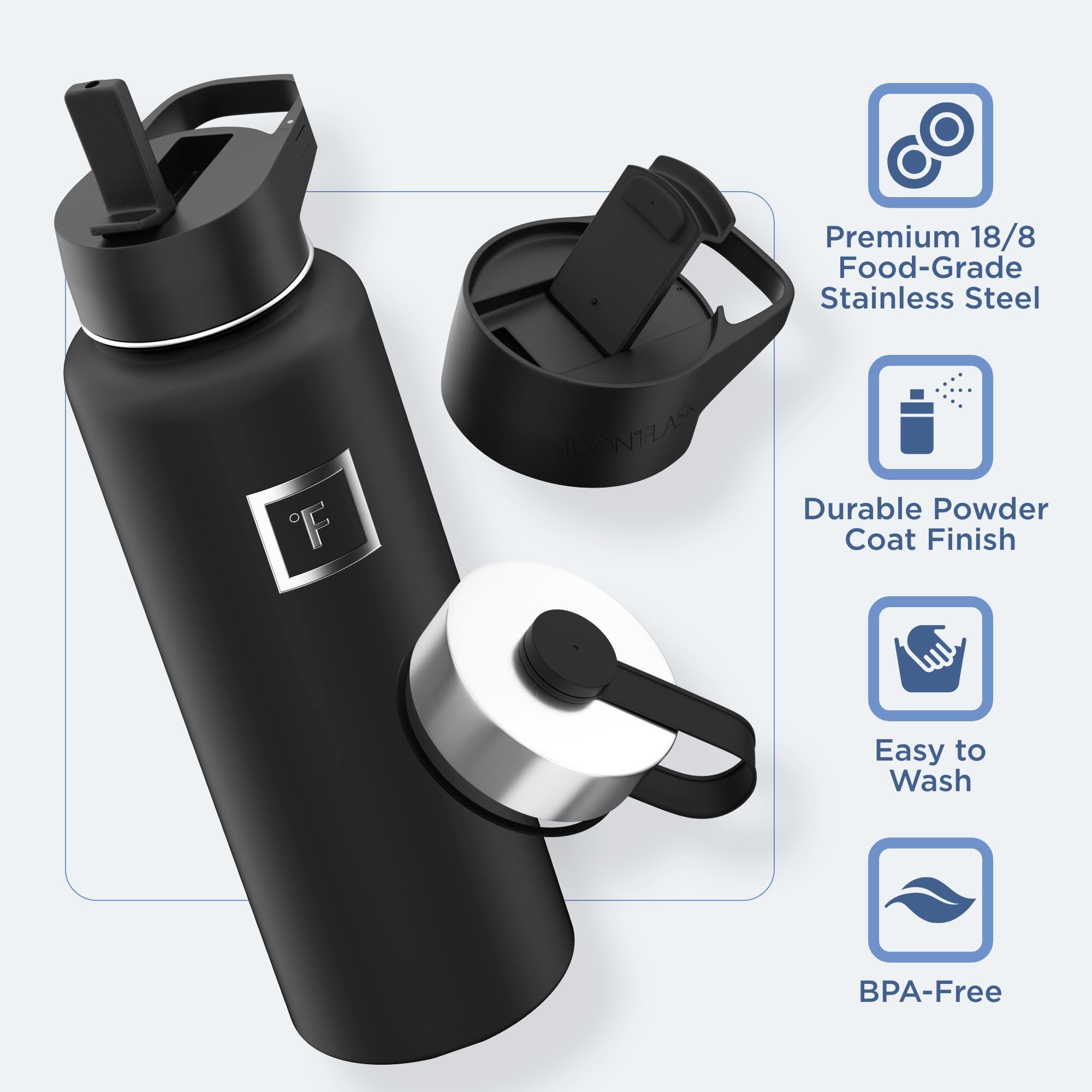 Foto 6 pulgar | Botella De Agua Iron °flask Para Acampar Y Senderismo, 1,2 L, Oro Rosa - Venta Internacional.