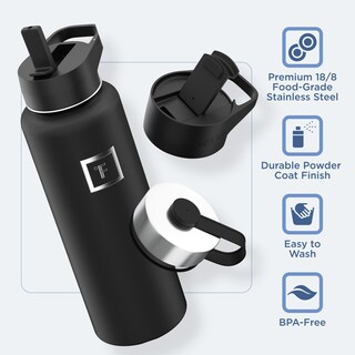 Foto 5 | Botella De Agua Iron °flask Para Acampar Y Senderismo, 1,2 L, Oro Rosa - Venta Internacional.