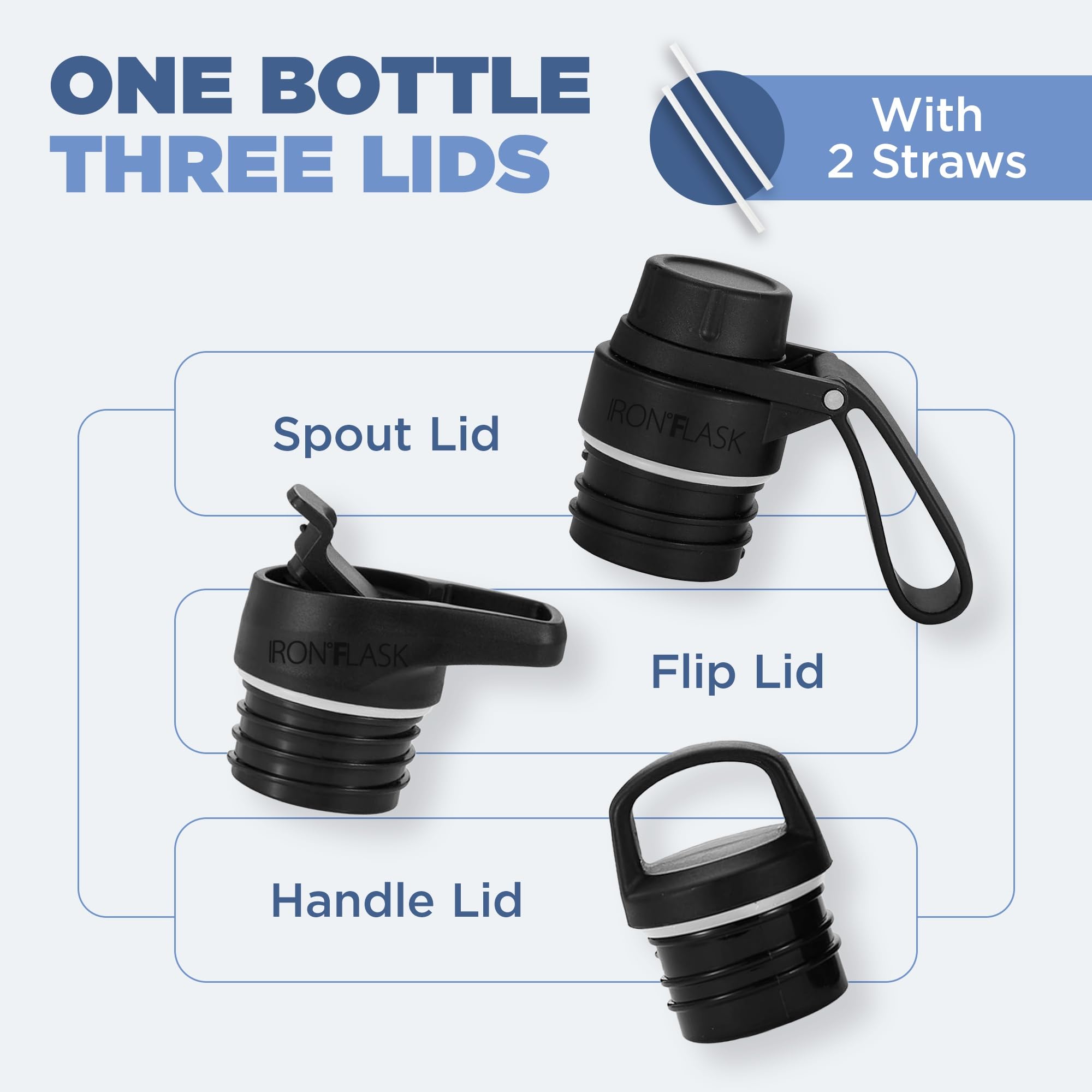 Foto 4 pulgar | Botella De Agua Iron °flask Para Acampar Y Senderismo, 950 Ml, Algodón De Azúcar - Venta Internacional.