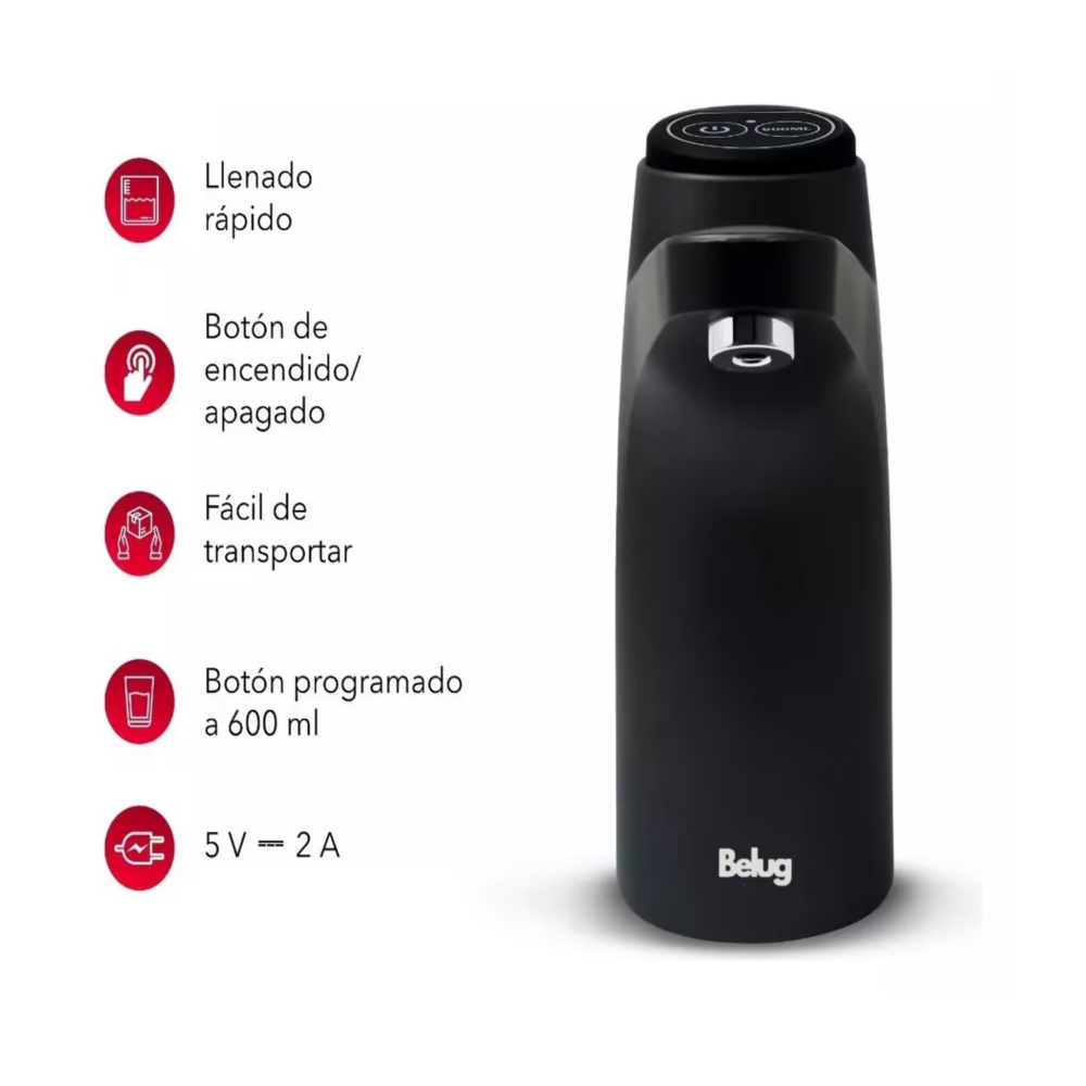 Foto 3 pulgar | Dispensador de Agua Eléctrico Belug Rc-wd2 Negro