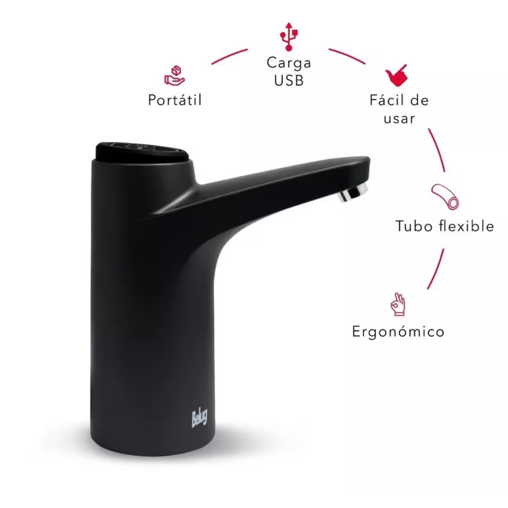 Foto 4 pulgar | Dispensador de Agua Eléctrico Belug Rc-wd2 Negro