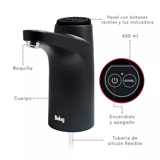 Foto 4 | Dispensador de Agua Eléctrico Belug Rc-wd2 Negro