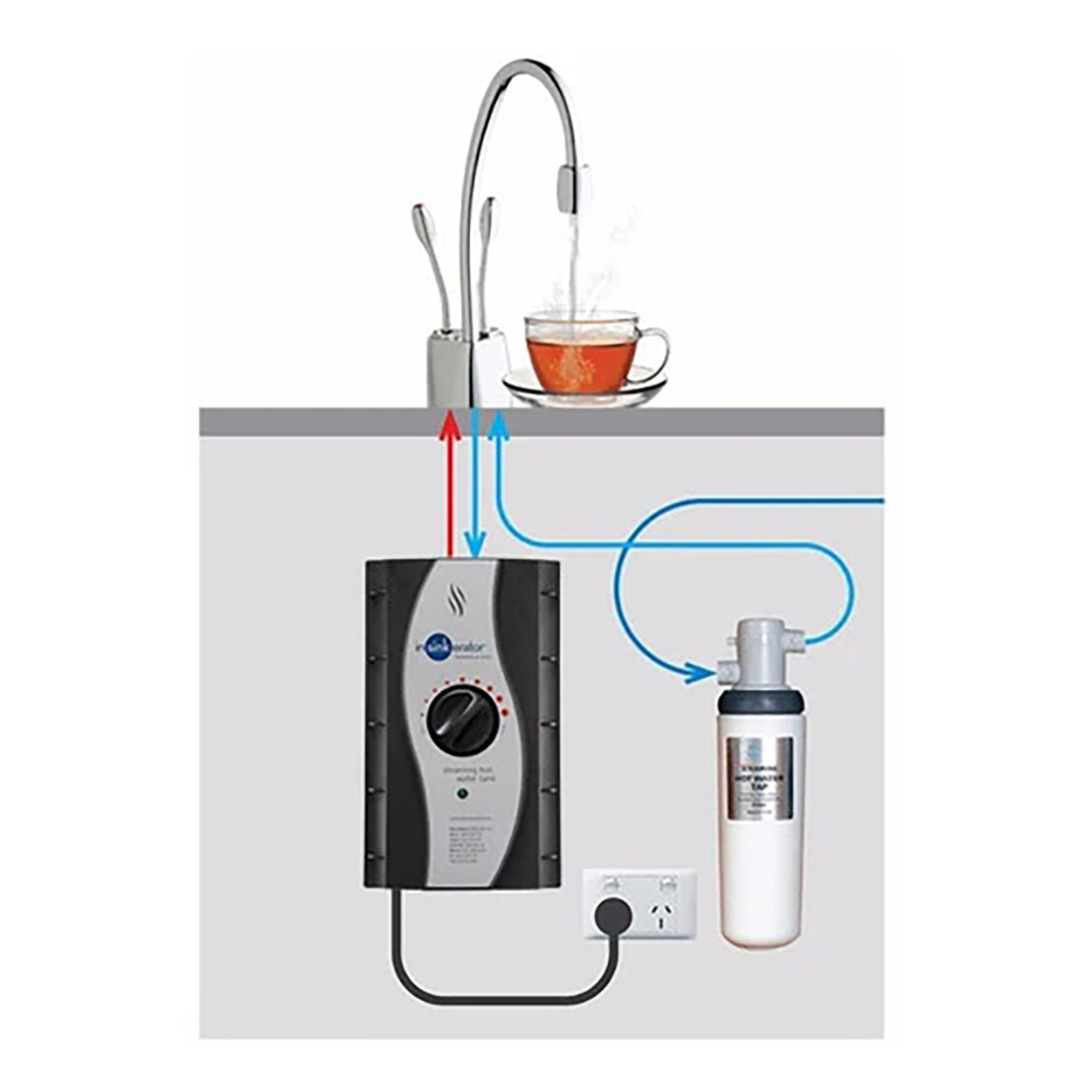 Foto 4 pulgar | Tanque Y Filtro Insinkerator Swt-fltr-4 Con Filtro 44728-c Para Agua Caliente
