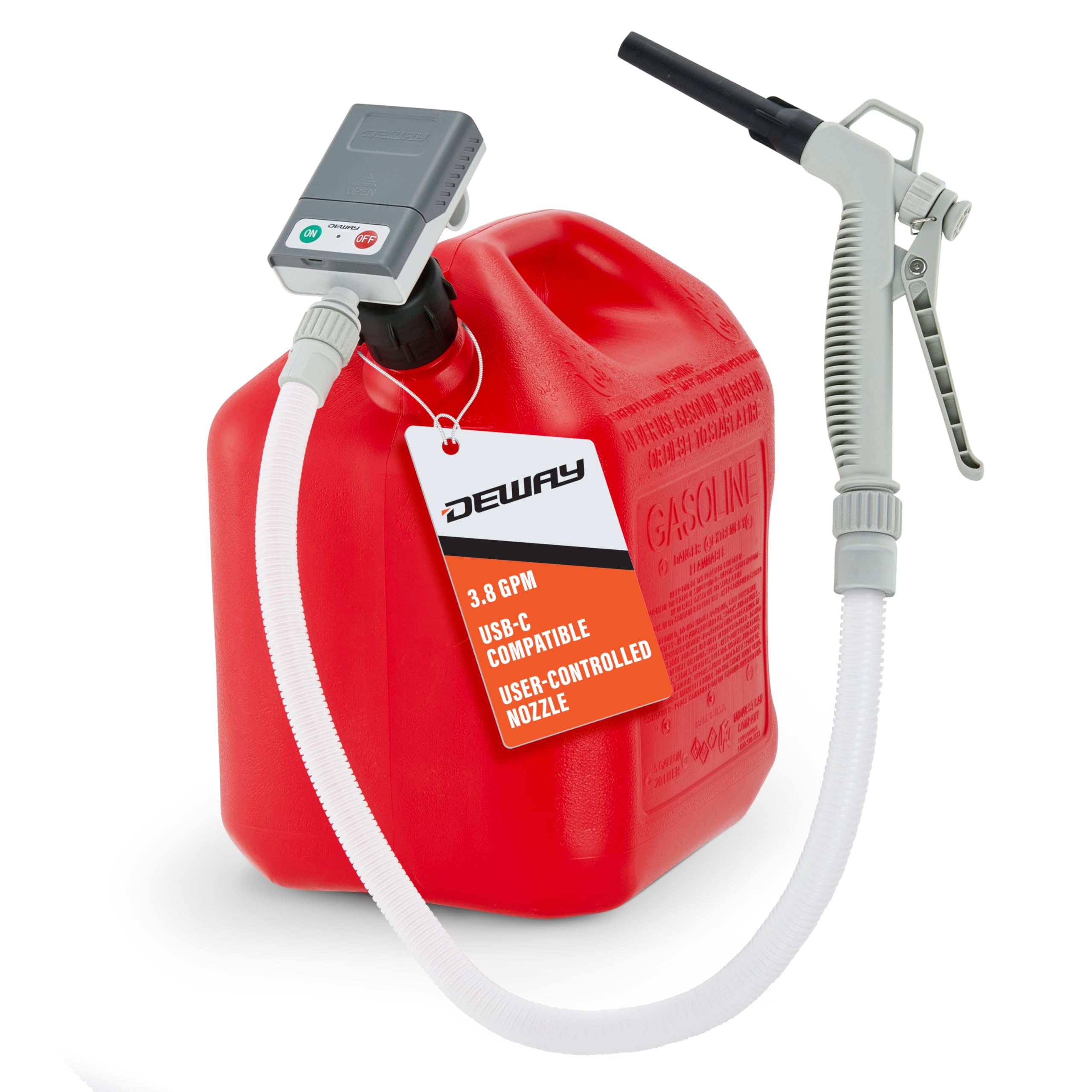 Foto 2 pulgar | Bomba De Transferencia De Combustible Deway Gas Bate Con Boquilla De Gatillo De 3,8 L/m - Venta Internacional.
