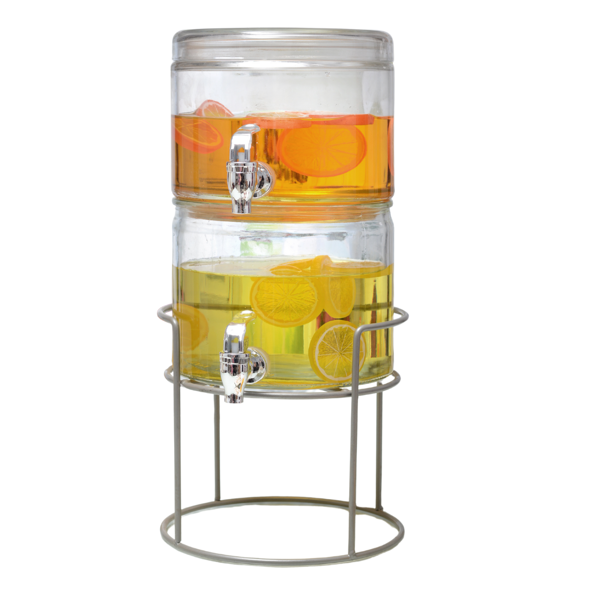 Foto 1 | Dispensador De Agua Doble De Vidrio Vittori 6.1 Litros