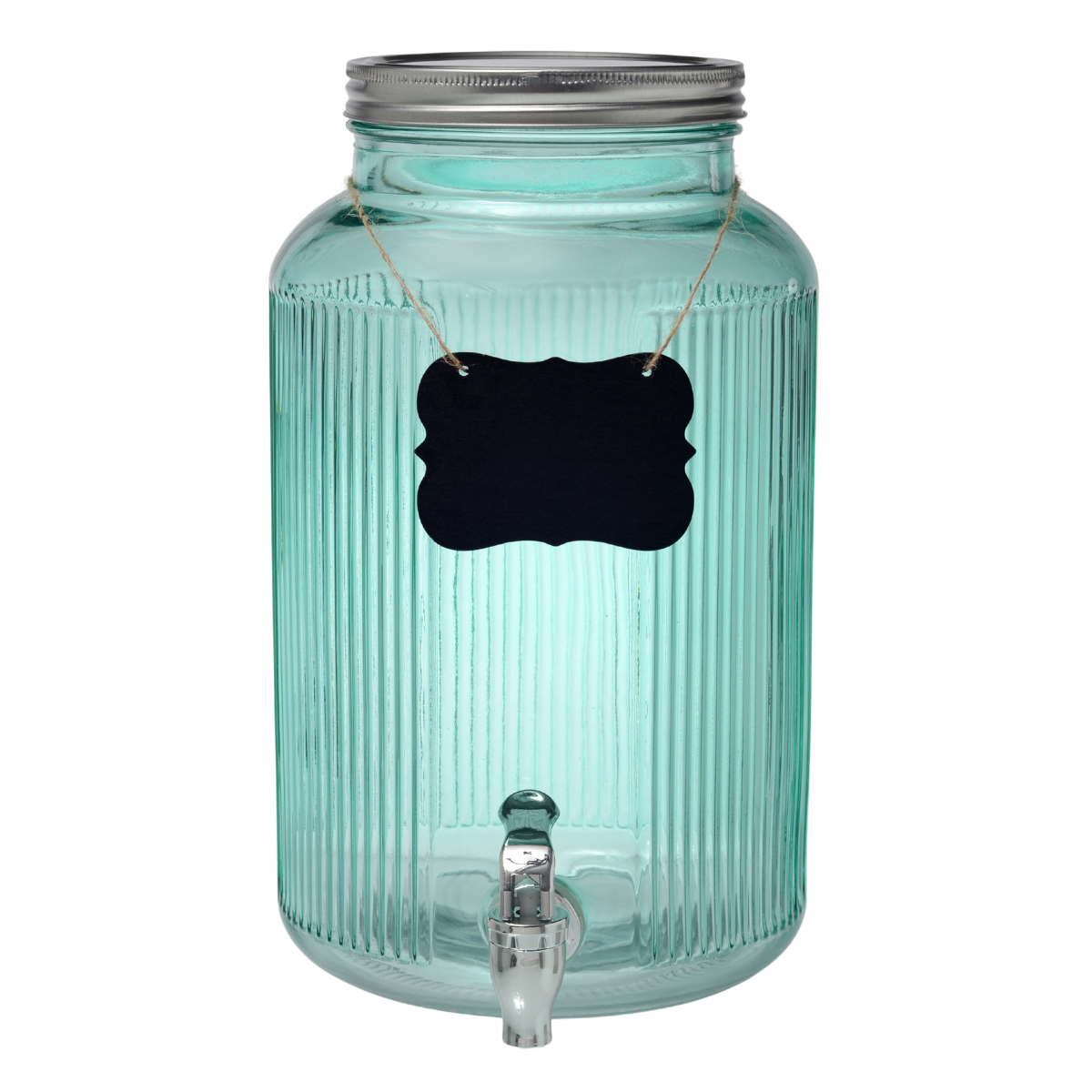 Dispensador De Agua De Vidrio Vittori 5.5 L Color Verde