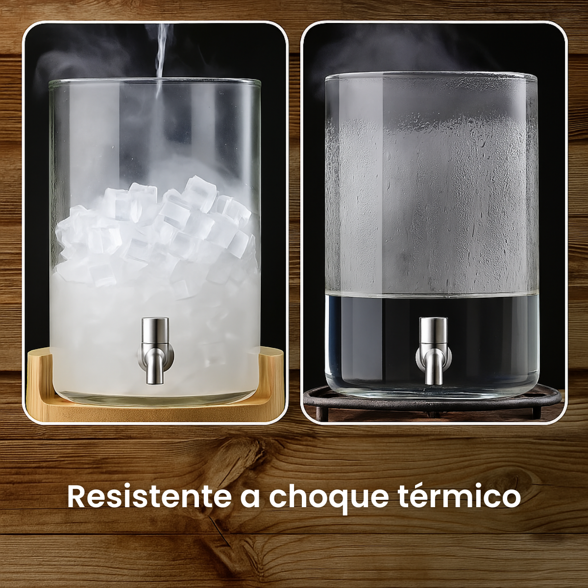 Foto 6 pulgar | Dispensador De Agua De Vidrio Borosilicato Vittori 8 Litros