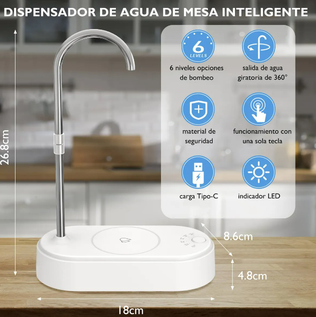Foto 3 pulgar | Dispensador Xtellar De Agua Eléctrico Bomba Para Garrafón De Agua