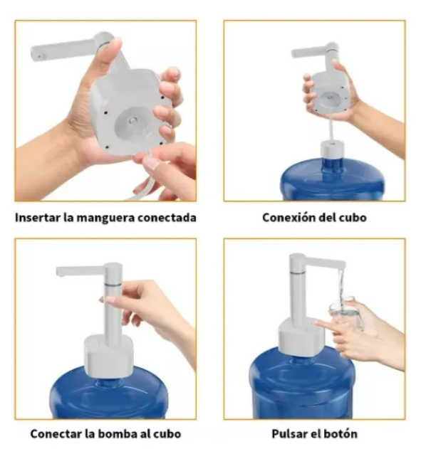 Foto 3 | Eléctrico Xtellar Dispensador De Agua Con Bomba De Recargable