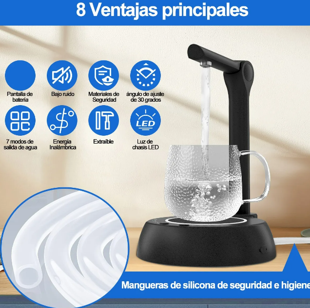 Foto 4 pulgar | Xtellar Bomba Dispensadora De Agua Eléctrica Recargable
