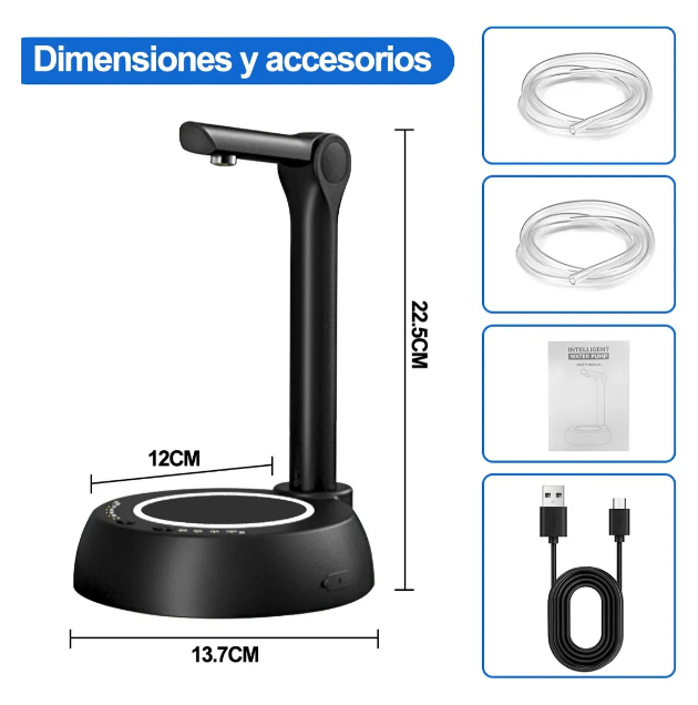 Foto 5 pulgar | Xtellar Bomba Dispensadora De Agua Eléctrica Recargable