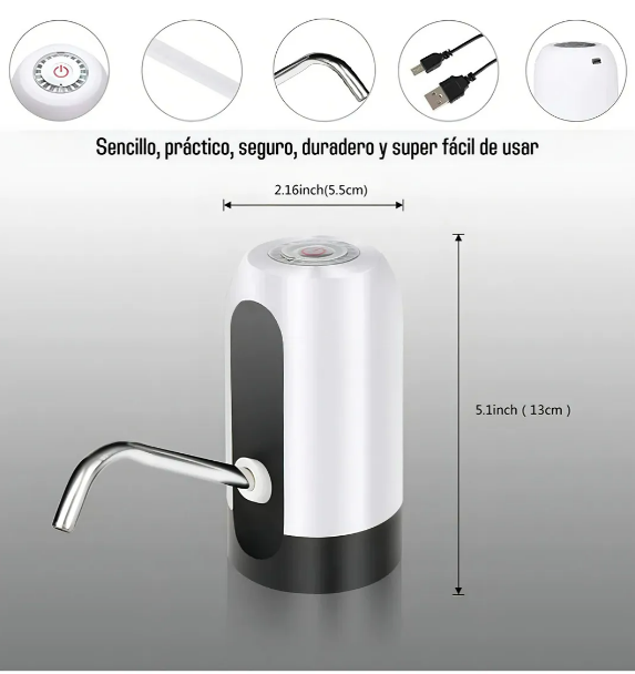 Foto 5 pulgar | Xtellar Dispensador De Agua Garrafón, Automático Botella Bomba De Agua