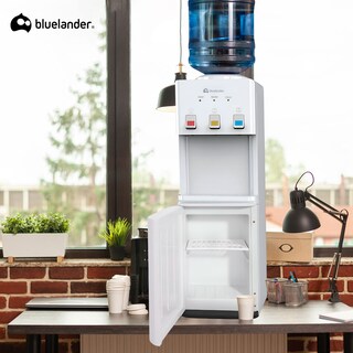 Foto 3 | Dispensador De Agua Garrafón Bluelander Blanco Con 3 Ajustes De Temperatura