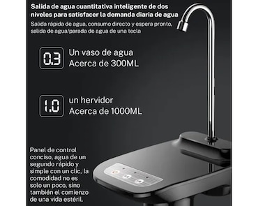 Foto 4 | Dispensador Xtellar de Agua Eléctrico Recargable Usb