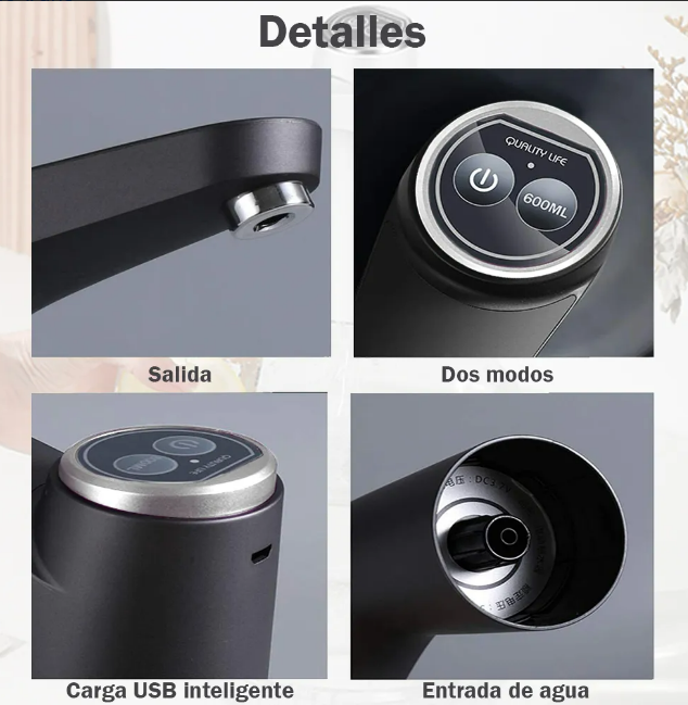 Foto 4 pulgar | Dispensador Xtellar De Agua Negro 127v