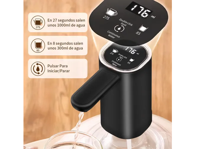 Foto 3 pulgar | Dispensador Agua Usb Xtellar Bomba Doble