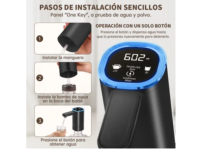 Foto 5 | Dispensador Agua Usb Xtellar Bomba Doble