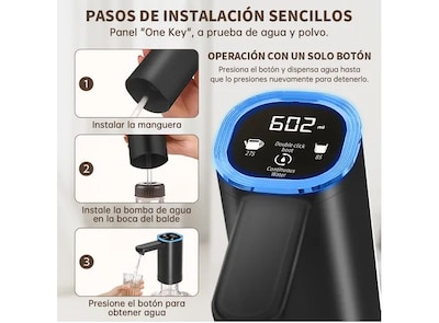 Foto 5 | Dispensador Agua Usb Xtellar Bomba Doble