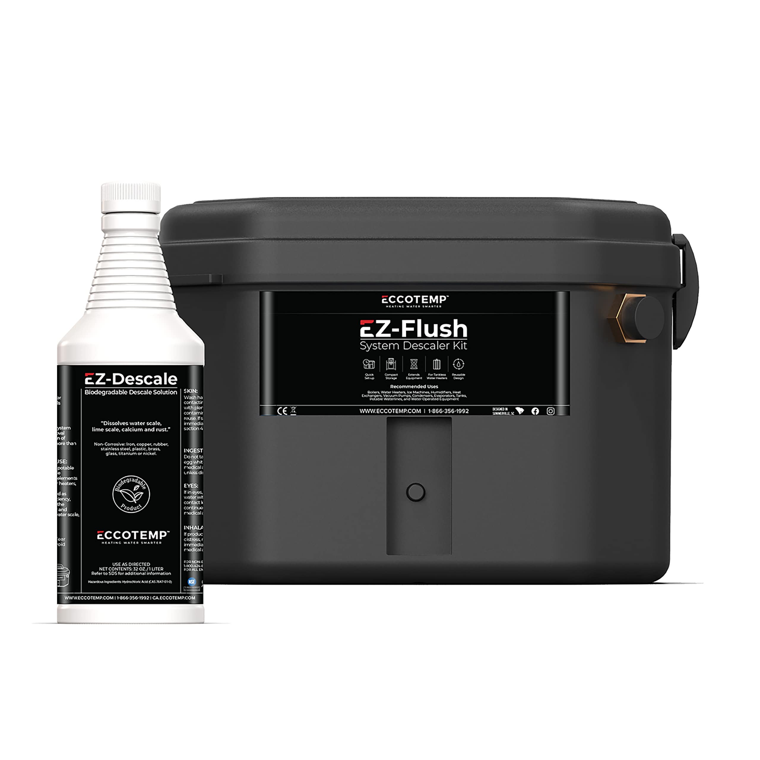 Foto 2 pulgar | Kit Desincrustante Eccotemp Ez-flush System (gen 2) Nsf/ansi 60 - Venta Internacional.