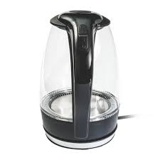 Foto 3 pulgar | Hervidor De Agua Timco Jev02 1.7 Lt Jarra De Vidrio Negro