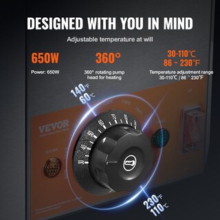 Foto 3 | Dispensador Eléctrico Vevor, Calentador De Chocolate Caliente Comercial De 2.3 Litros - Venta Internacional.