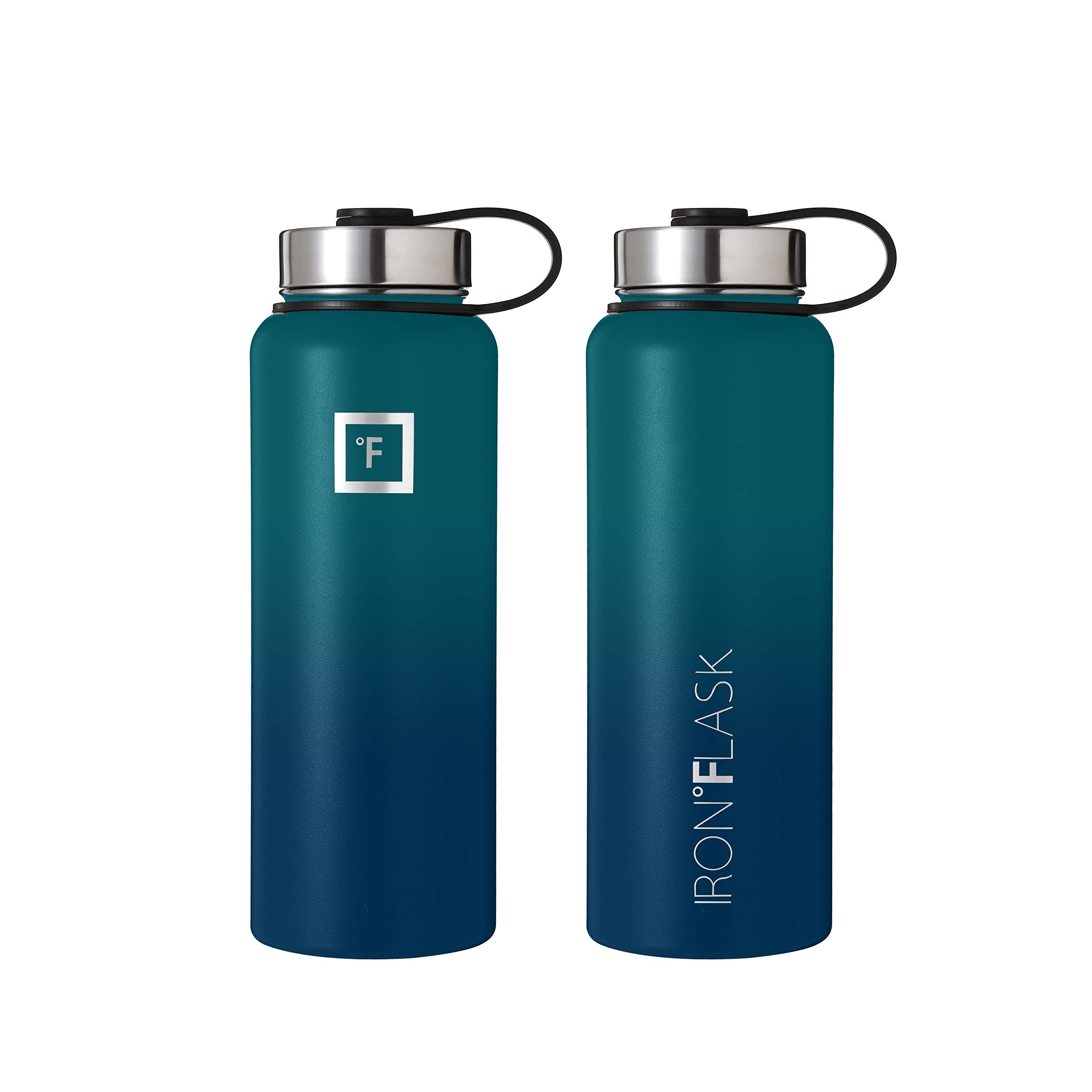 Foto 5 pulgar | Botella De Agua Iron °flask Para Acampar Y Hacer Senderismo De 1,2 L Con 3 Tapas Con Pajitas - Venta Internacional.