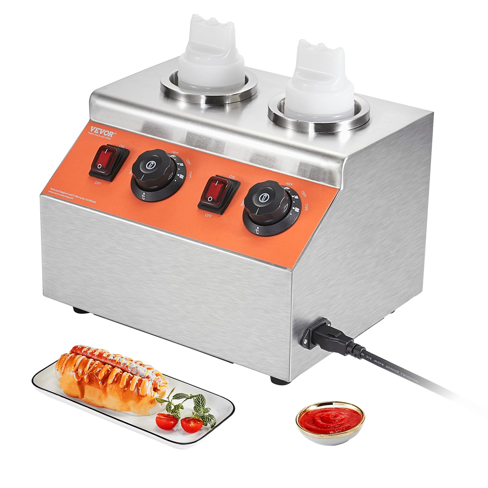 Foto 1 | Dispensador Comercial Eléctrico Para Botellas Vevor De 0.6 L X 2 - Venta Internacional.