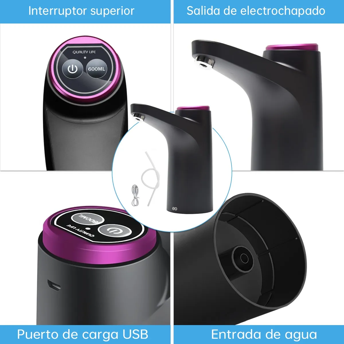 Foto 2 | Dispensador de Agua Eléctrico con Compresor Eo Safe Imports Esi-19213 Negro