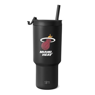 Foto 1 | Vaso Simple Modern Con Licencia Oficial De La Nba Miami Heat De 900 Ml - Venta Internacional.