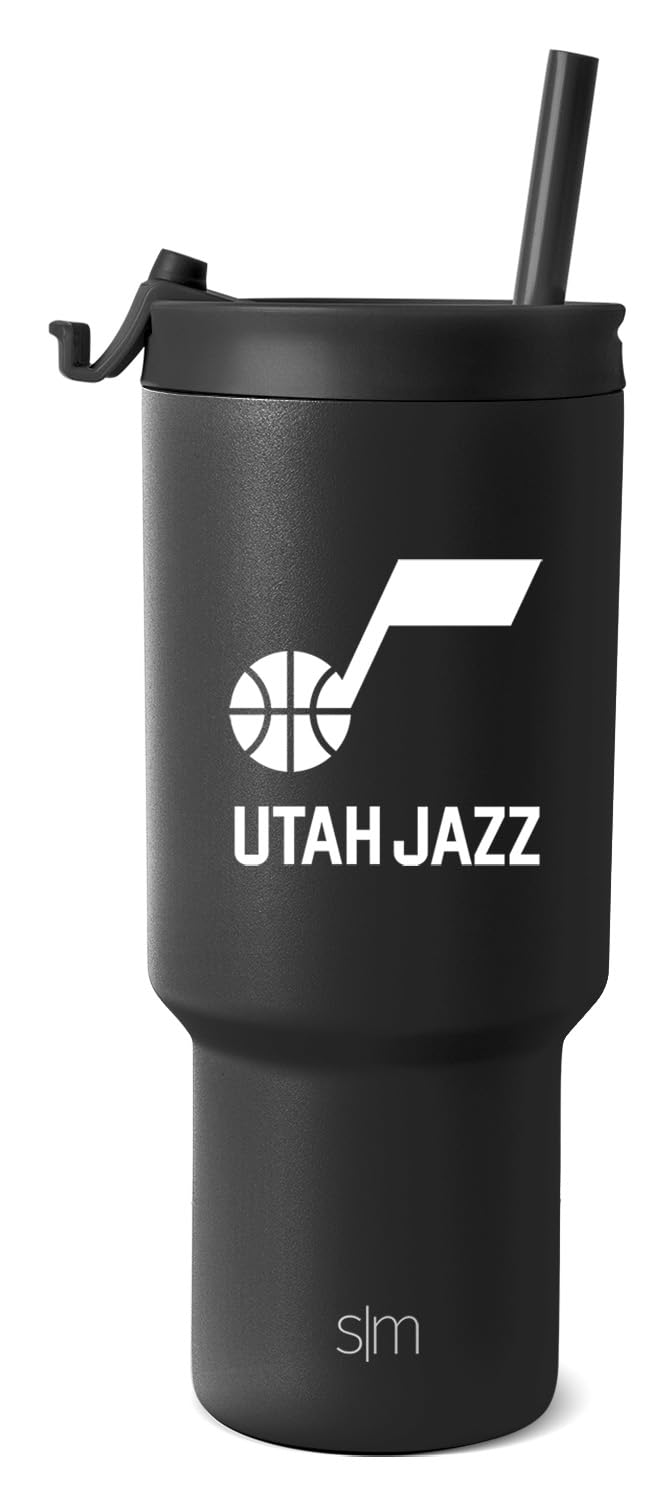 Foto 2 pulgar | Vaso Simple Modern Con Licencia Oficial De La Nba Utah Jazz De 900 Ml - Venta Internacional.