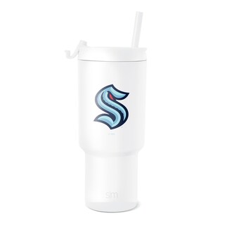 Foto 1 | Vaso Simple Modern Nhl Seattle Kraken De Acero Inoxidable De 900 Ml - Venta Internacional.