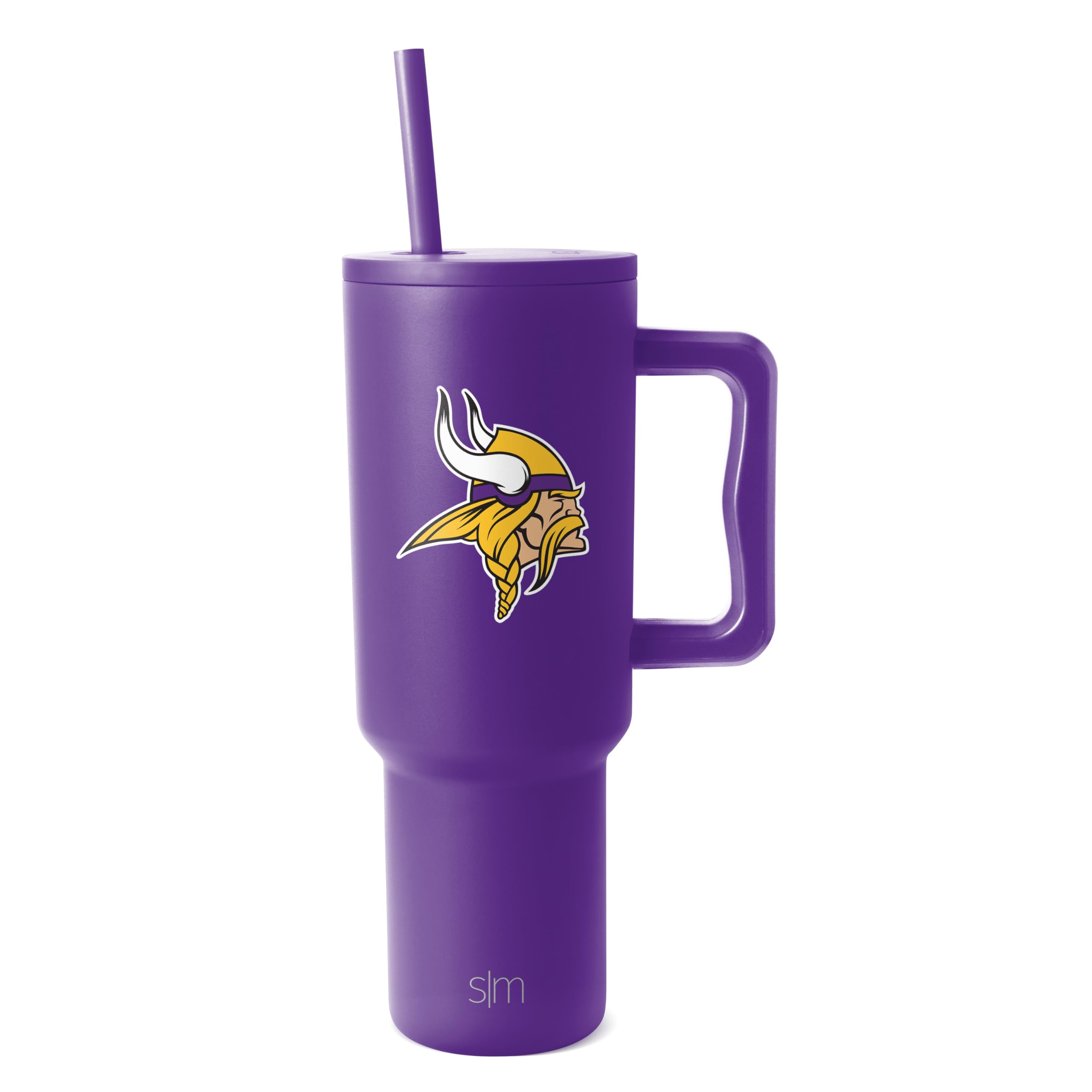 Foto 1 | Vaso Simple Y Moderno De La Nfl Minnesota Vikings De 1.2 L Con Asa - Venta Internacional.