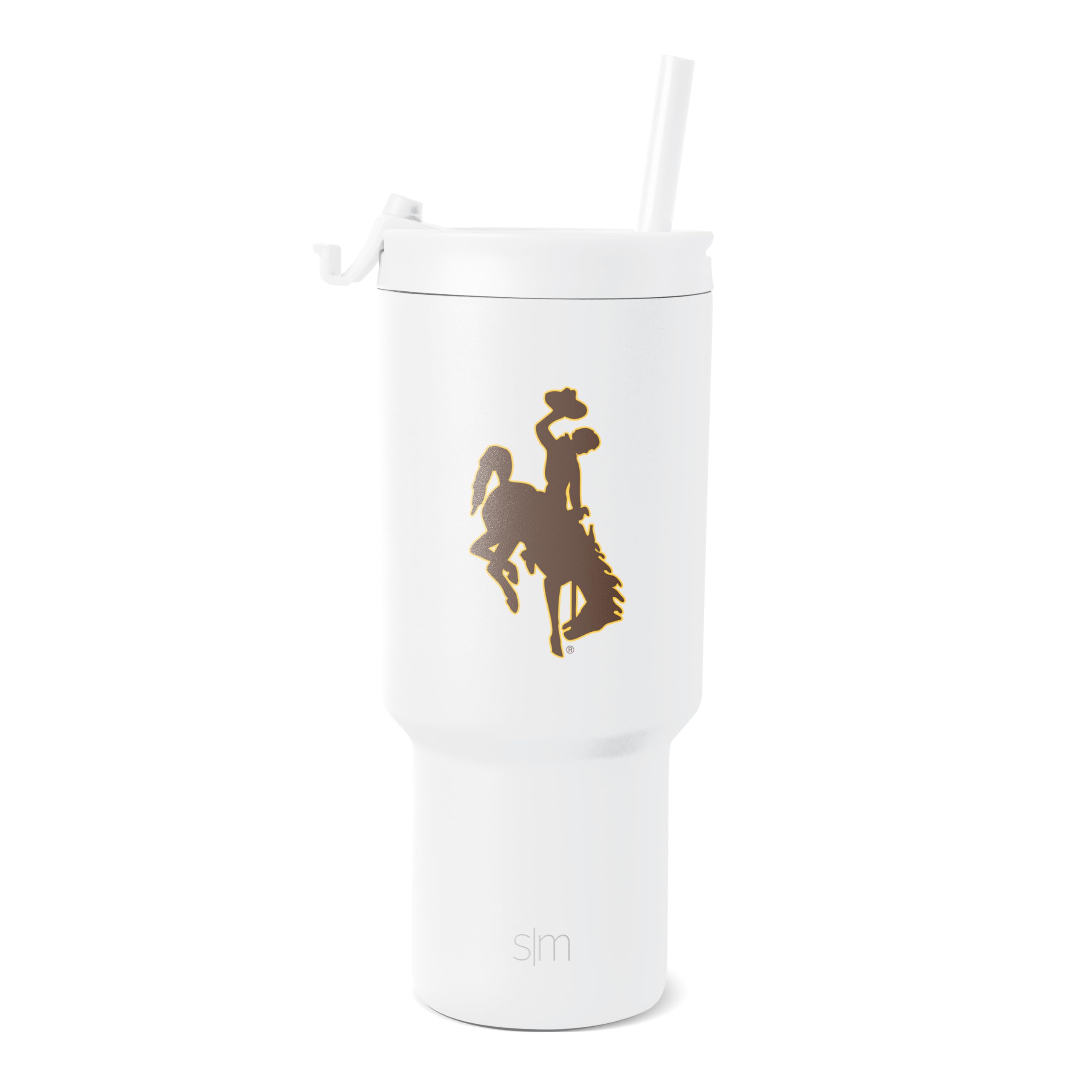Foto 1 | Vaso Sencillo Y Moderno De Acero Inoxidable Wyoming Cowboys, 900 Ml - Venta Internacional.