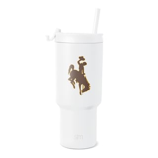 Foto 1 | Vaso Sencillo Y Moderno De Acero Inoxidable Wyoming Cowboys, 900 Ml - Venta Internacional.