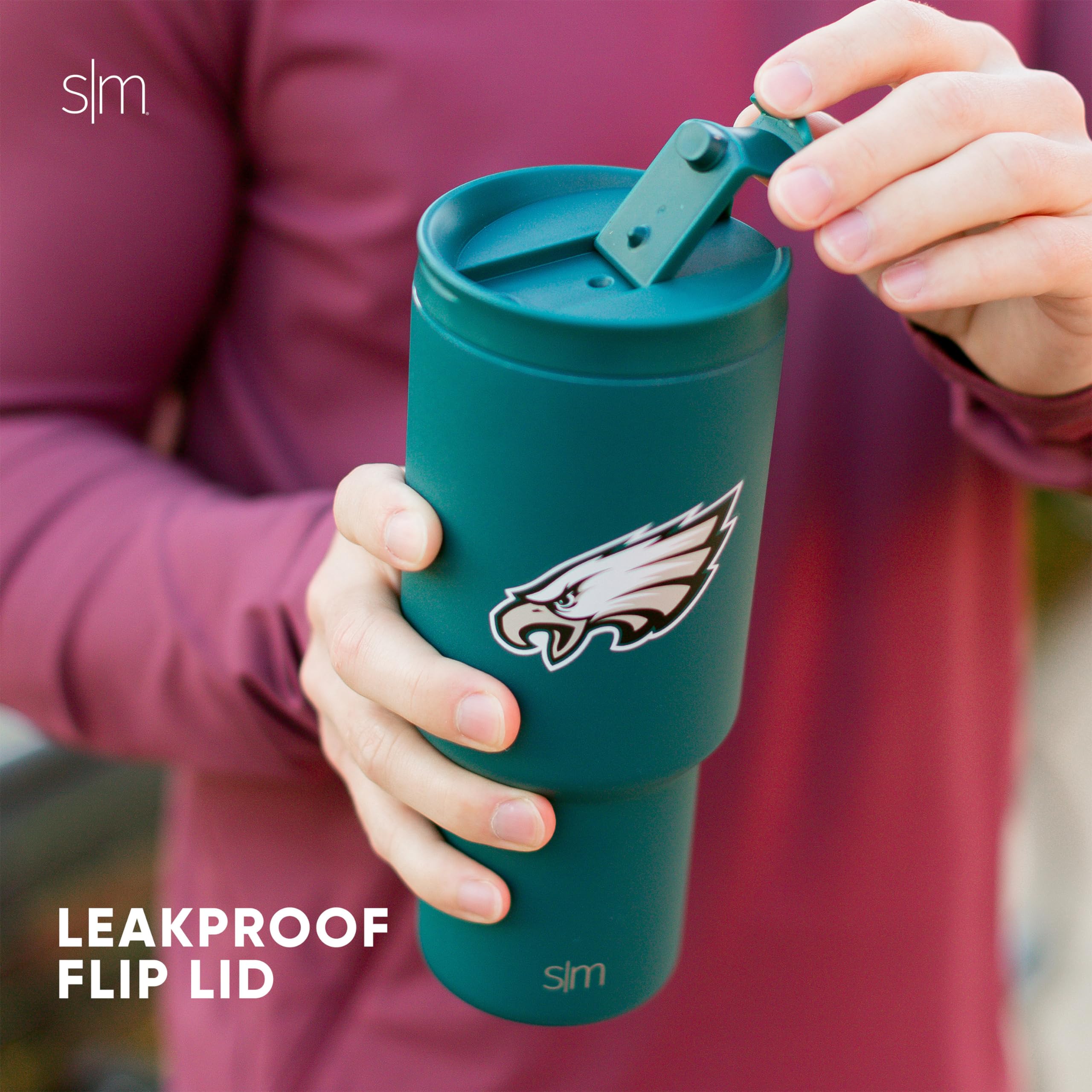 Foto 5 pulgar | Vaso Simple Y Moderno De La Nfl Seattle Seahawks De 900 Ml Con Tapa - Venta Internacional.